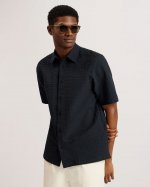 Verdon Seersucker Stripe Cotton Shirt