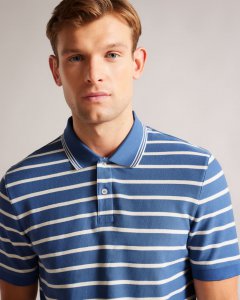 Nivenn Short Sleeve Regular Fit Striped Polo Shirt