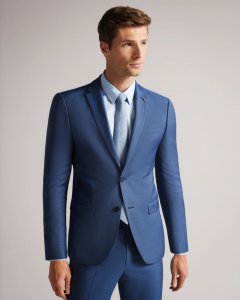 Camdejs Slim Light Blue Suit Jacket