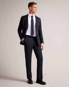 Skyets Plain Slim Fit Trousers