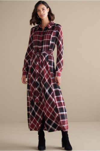 Gayle Tartan Dress