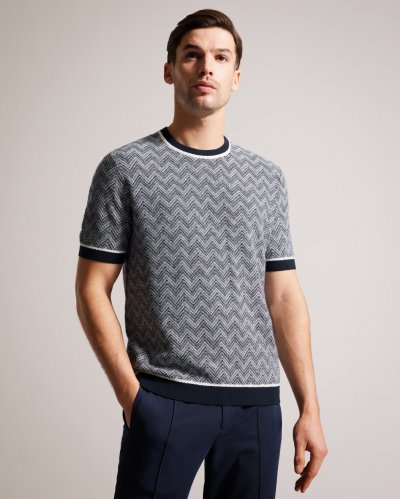 Nudla Zig Zag Knit T-Shirt