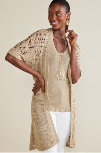 Opaline Shimmer Cardigan