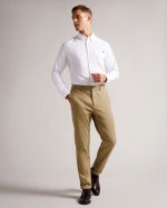 Poro Irvine Fit Herringbone Trousers