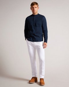 Elga Long Sleeve Grandad Shirt