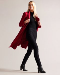 Rose Wool Wrap Coat