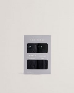 Bernrd Two Pack Of Plain Cotton Trunks