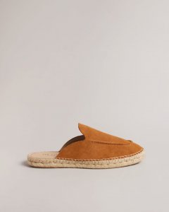 Hensin Suede Mule Espadrilles