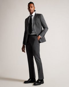 Cambsur Cambridge Grey Twill Suit Jacket