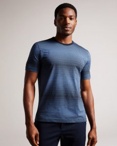 Ronete Regular Fit Geometric T-Shirt