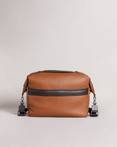 Kaisel Branded Leather Holdall