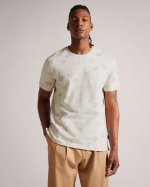 Gower Short Sleeve Magnolia Jacquard T Shirt