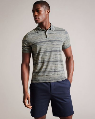 Mauda Short Sleeve Knitted Polo Shirt