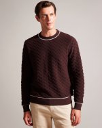 Sepal Long Sleeve Chevron Knit Jumper