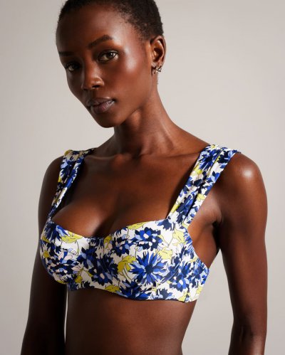 Pippea Floral Balconette Bikini Top