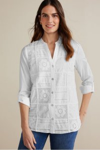 Eleanor Crochet Shirt