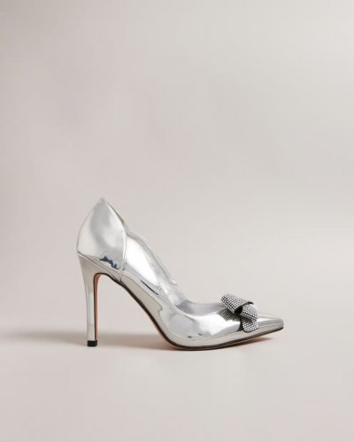 Orlila Crystal Bow Court Shoes