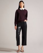 Penniii Mockable Jumper With Embellished Collar