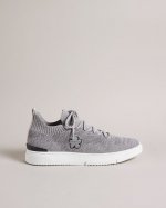 Edmond Knitted Marl Low Top Trainers