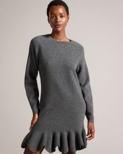 Jesseha Mini Fit And Flare Jumper Dress