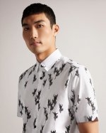 Marney Short Sleeve Highland Dancer Printed Shirt