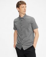 Bordup SS Contemporary Zigzag Monochrome Shirt