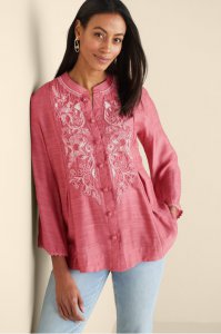 Kateri Soutache Embroidered Top