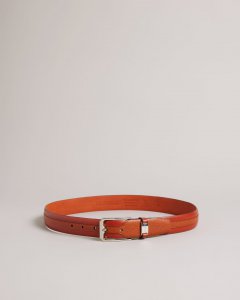 Siymon Mixed Texture Leather Belt