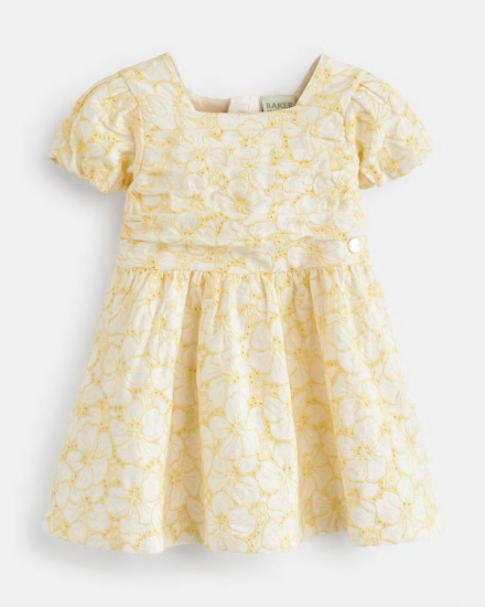 Liissaa Floral Broderie Dress - Click Image to Close