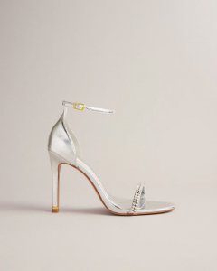 Helenni Crystal Embellished Heeled Sandals