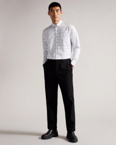 Retrow LS Multi Scale Geo Print Shirt