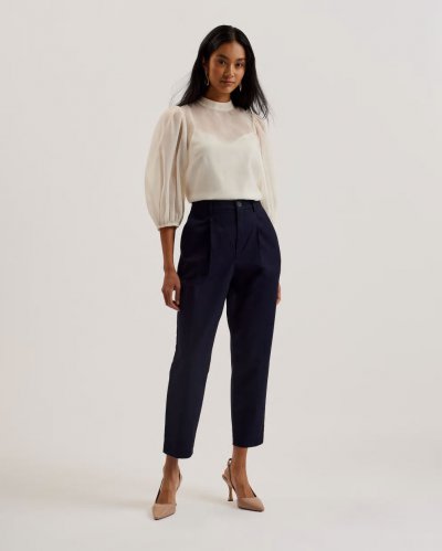 Maryiah High Rise Carrot Leg Trousers