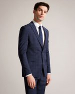 Chesijs Tonal Check Suit Jacket