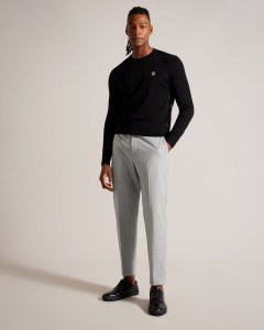 Quanto Tapered Herringbone Trousers