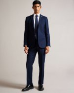 Andesst Pure Wool Slim Fit Suit Trousers