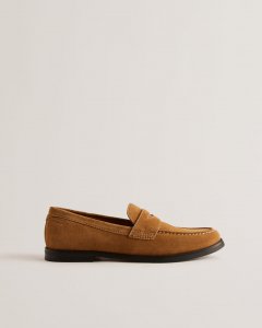 Parliam Textured Leather Saddle Loafers