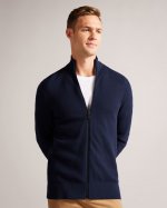 Garde Zip Through Funnel Neck Cardigan