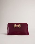 Abbie Glossy Bow Wash Bag