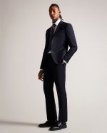 Nainsur Navy Wool Blend Suit