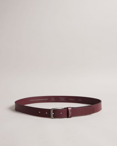 Hender Snake Texture Leather Belt