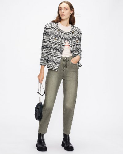 Zaira Barrel Leg Denim Jean