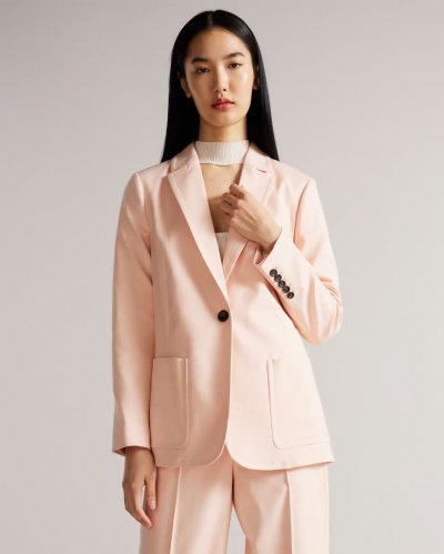 Kaisa Single Breasted Blazer With Notched Lapel