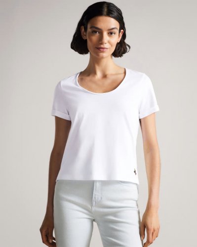 Miarna V Neck Easy Fit Tee