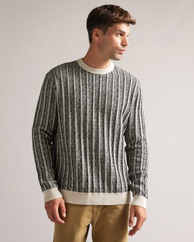 Buzzad Long Sleeve Textured Jumper