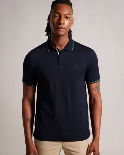 Colson Short Sleeve House Check Polo Shirt