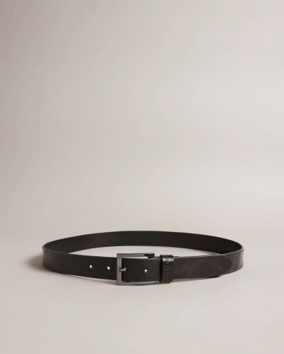 Whyatt Laser Etched Leather Belt