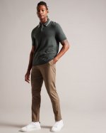 Ngolo Slim Fit Flannel Trousers