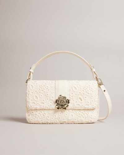 Florasa Magnolia Lace Shoulder Bag