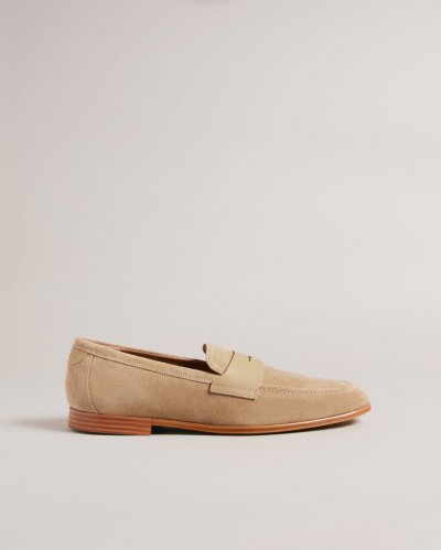 Adlerr Suede Penny Loafers