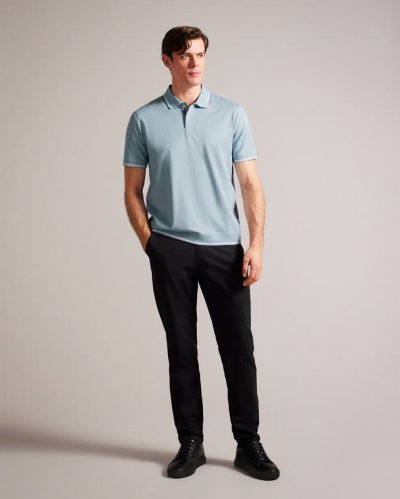 Erwen Regular Fit Textured Polo Shirt